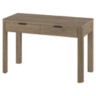 Hudson&Canal - Bureau Lonsdale 48'' - Chêne gris vieilli-La capacité de poids maximale est de 40 lb, chaque tiroir peut contenir 15 lb
