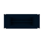 Manhattan Comfort - Table à manger moderne Nomad 172,5 cm - Bleu-32,48 po L x 21 po l x 29,92 po H