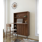 Nexera - Bureau mural Slim, Noyer-9