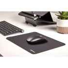 Fellowes - Tapis de souris Breyta XL avec coussin HEX - Noir-Les bordures durables à coutures plates préviennent l’effilochage
