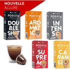 PODiSTA - Assortiment de café espresso - Compatibles Nespresso originales - paquet de 60-Comprend une sélection de saveurs assorties: Double-Shot, Intenso, Aromatico, Caramel Infused and Supremo.
