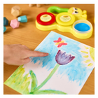Crayola - Palette de peinture papillon-Feuilles personnalisables : La trousse comprend dix feuilles de papier de format 8 po x 1 po, parfaitement adaptées aux imprimantes domestiques pour personnaliser et imprimer tes propres dessins ou feuilles de travail