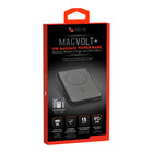 Helix - Batterie externe sans fil MagSafe ultra-mince de 5 000 mAh – Noir-Conception durable en alliage d'aluminium