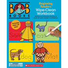 Scholastic - Bob Books Wipe-Clean Workbook Beginning Readers - Phonics - Kindergarten (Stage 1: Starting to Read)-Livre Pour Enfants