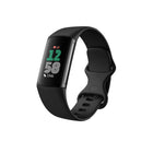 Google - Fitbit Bracelet d'activité Charge 6 - Noir Volcanique/Aluminium Noir-Commandes YouTube Music