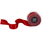JAM Paper - Ruban de satin double face - 1 1/2" de large x 25 m - Rouge-Quantité : Rouleau vendu à l'unité