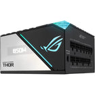 ASUS - Bloc d’alimentation ROG-THOR-850P2-GAMING 850W 80+ Platinum entièrement modulaire avec ARGB-Les doubles roulements à billes ont une durée de vie remarquable de 80 000 heures, soit deux fois plus que les roulements à douille et plus que les roulements à dynamique fluide. Ils garantissent un refroidissement durable et fiable avec un minimum de bruit pour la série ROG THOR.