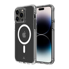 AXS - PROShield Plus etui transparent compatible avec MagSafe teste contre les chutes pour Apple iPhone 14 Pro, Givre-Fabrique avec un revêtement anti-UV et anti-jaunissement