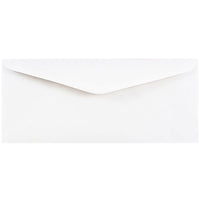 JAM Paper Enveloppes commerciales no 11, 4,5 x 10,38 po, blanc, 250/paquet (45179c)-Enveloppes commerciales no11