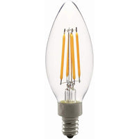 Northern Stars - DEL Ampoule LE-4B10/CL/40 4000K 120V 4W E12 350 to 40W - Claire - Paquet de 2-Claire