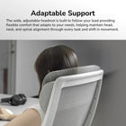 COUGAR - Stryder Chaise de bureau ergonomique avec support lombaire et accoudoirs relevables - gris-Revêtement en imitation lin: Doux et respirant, le tissu est fini avec une couture en losange classique pour un aspect raffiné et texturé, adapté autant au travail qu’au jeu