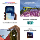Apple - iPhone 16 6,1" - 256 Go - Blanc - Bell et Virgin Plus-Personnalisez Votre iPhone: Avec iOS 18, donnez la couleur de votre choix aux icônes de l'écran d'accueil. Retrouvez vos images préférées plus rapidement dans l'app Photos repensée. Et ajoutez des effets animés amusants à n'importe quel mot, phrase ou émoji dans un iMessage