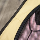 PawHut - 49,2 po Grand parc d'exercice portable pour animaux de compagnie avec sac de transport - Rose-Maille latérale pour améliorer la circulation de l'air et la visibilité