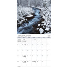 DateWorks - Calendrier Mural de 16 Mois 2025 les Prairies Canadiennes - 12 po x 12 po - Bilingue-Scénique