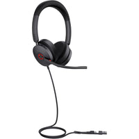 Yealink - Casque filaire double USB UH48 - UC-Annulation active du bruit hybride
