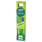 Swiffer - Trousse de balayage Sweeper Dry + Wet multi-surface (1 balai Sweeper, 7 linges secs, 3 linges humides)-Il est facile d'assembler votre Sweeper! Il suffit de raccorder les morceaux du manche. Envelopper le linge sous la tête du Sweeper et enfoncer les rabats dans chaque coin agrippant pour le maintenir en place
