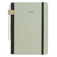 Gry Mattr - Cahier de notes contrastant avec stylo - vert-5.7" W x 8.26" H