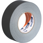 Ruban à conduits de toile colore classe performance Shurtape PC 618 - 48mm l x 55m L - Noire-Caoutchouc naturel