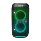 JBL - PartyBox Club 120 - Enceinte de Soirée Portable-Dansez de midi à minuit avec jusqu’à 12 heures d’autonomie, en une seule charge. Et si vous ne faites que vous échauffer, il vous suffit de remplacer la batterie remplaçable* et de continuer. De plus, une charge rapide de 10 minutes vous donne 80 minutes supplémentaires d’autonomie.* Batterie remplaçable vendue séparément 
