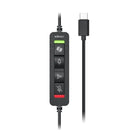 Adesso - Xtream P7 Casque USB-C supra-auriculaire avec commandes intégrées, micro rétractable et fonction Coplit key - noir-6