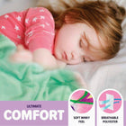 Bell+Howell - Couverture lestée pour enfants - 7 lb - Emoji-TAILLE - Notre couverture lestée pour enfants devrait parfaitement s'adapter au corps de l'enfant, pas au lit et devrait peser environ 10% du corps de l'enfant. Nos couvertures lestées pour enfants mesurent 48 « de longueur par 36 » de largeur, pèsent 7 lb et sont les couvertures lestées idéales pour les enfants âgés de 5 à 9 ans, pesant jusqu'à 90 lb et idéales pour un lit jumeau ou un lit complet.