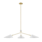 Modway - Journey Bras 3-léger de 14" Pendentif - Blanc-Installation professionnelle requise