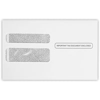 JAM Paper - Enveloppe W2 Double Fenêtre avec Teinte Sécurisée, Blanc, 5 3/4 x 9 1/4, Paquet de 50-Enveloppes w-2/1099 : ces enveloppes w-2/1099 mesurent 5 3/4 x 9 1/4 et sont conçues pour les formulaires w-2 en 2 exemplaires. elles sont dotées d'une double fenêtre pour que vous n'ayez pas à les adresser à la main. il suffit de positionner les adresses sur les formulaires fiscaux dans les fenêtres. chaque enveloppe est préimprimée avec la mention « document fiscal important ci-joint » pour garantir une atten