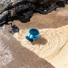 Speaqua - Haut-parleur portatif Bluetooth étanche Barnacle Pro 2,0 avec stockage intégré (2 000 chansons) - Bleu mer-Résistant aux chocs, au sable, à la poussière
