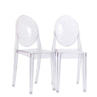 Modway - Casper Chaises de salle à manger Ensemble de 2 - Clair-Pour un usage extérieur