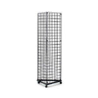 Wamaco - Kit de base triangulaire Trois avec panneaux grillagés 2 x 5 pieds - Noir-Kit tout-en-un - Inutile de chercher quelles pièces de grille s'assemblent entre elles, car une fois monté, ce kit forme un présentoir triangulaire fonctionnel.