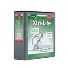 Cardinal® - Reliure XtraLife ClearVue verrouillable à anneaux en D, noire, 4 po-Avec pochettes à l'intérieur des deux couvertures   