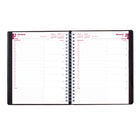 Brownline - 2026 Agenda quotidien Essential - Reliure spirale double - 11 po x 8-1/2 po - Noir - Anglais-Reliure spiral double avec couverture souple Romanel 