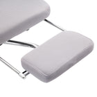 Vinsetto - Chaise de jeu de bureau ergonomique de style exécutif avec soutien lombaire - gris-Matériaux : maille (100 % polyester), mousse, chrome