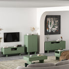 Manhattan Comfort - Ensemble de 2 tables de chevet modernes Ella 100 cm - Vert sauge-10