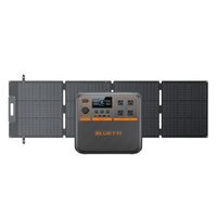 Bluetti - Centrale électrique portable Premium Series AC270P et panneau solaire SP200L-Puissance haute capacité : Avec une capacité de 2 073,6 Wh et une sortie de 2700 W, le AC270P offre une puissance impressionnante pour garder les appareils complètement chargés toute la journée !