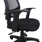 Brassex - Kelvis Chaise de bureau - noire-Vérin à gaz de 100 m