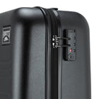 Roots - Chalet 19 po Valise de cabine rigide - Noir-Comprend une poignée rétractable en aluminium avec bouton-poussoir pour faciliter le levage et la manœuvre.