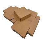 Reliabag - Boîtes d'expédition en papier kraft ondulé auto-adhésives - 9" x 9" x 2" - Paquet de 40-4