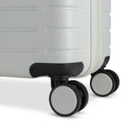 Travelite - Epicure 24 po Valise d'enregistrement rigide moyenne - Tofu-Intérieur de luxe avec 5 poches : poche en filet, poche humide, poche privée, panneau de compression avec 2 poches doublées et sac à linge inclus.