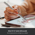 Logitech - Crayon numérique Crayon pour iPad (2018 et ultérieurs) - Argent-Rechargeable via un câble USB-C iPad