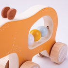 Bigjigs Toys - Ours à pousser-Les perles en bois dans le ventre aident à développer la motricité fine