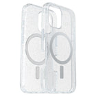 Otterbox - Étui Symmetry Clear MagSafe Stardust 3.0 pour iPhone 16-Boutons tactiles similaires à ceux de votre téléphone