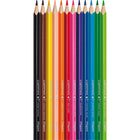 Maped - Crayons de couleur triangulaires - 12 paquets de 12-Les crayons de forme triangulaire sont plus confortables à tenir et ne rouleront pas