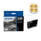 Epson - T220 Cartouche d'encre - Capacité standard - Noir-Encre DURABrite Ultra - produit des imprimés résistant au maculage, à la décoloration et à l'eau, sur le papier photo ordinaire et lustré