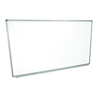 Luxor - Tableau blanc magnétique à montage mural, 72 po x 40 po, (WB7240W)-Le tableau blanc magnétique de Luxor à montage mural de 72 po x 40 po est fabriqué d'un acier peint robuste et encadré d'un cadre en aluminium. Il est doté d'une surface d'écriture magnétique pour une polyvalence accrue. Le tableau blanc comprend également un support de 2 po amovible, pour accessoires tels marqueurs à effacement sec et effaceurs. 