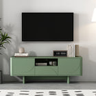 Manhattan Comfort - Meuble TV moderne Ella 59,1 po - Vert sauge-Comprend 1 ouverture pour les câbles et la gestion des médias Recommandé pour un écran TV de 55"