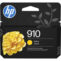 HP - Cartouche d'encre d'origine, jaune 910-Couleur : jaune