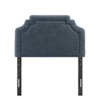 Modway - Magnolia Tissu rembourré Tête de lit - Bleu ardoise-Assemblée requise