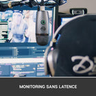 Blue Yeti Nano Premium USB Condenser Microphone, Shadow Grey-No-latency monitoring: Monitor your audio recordings with precision thanks to the onboard headphone output and volume control, ensuring great sound every time