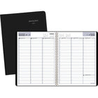 AT-A-GLANCE - Cahier de rendez-vous hebdomadaire 2026 - 11 po H x 8 po l - noir - bilingue-Format des pages : 11 po H x 8 po l